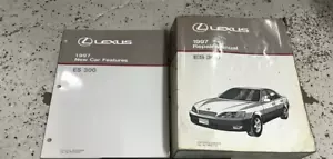 1997 Lexus ES300 Es 300 Servicio Reparación Manual Juego OEM Con Rasgos BK - Imagen 1 de 6