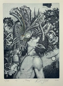 JURI JAKOVENKO: Exlibris for N.H.; 2020 "Teney" - Imagen 1 de 1