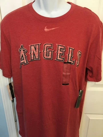 Los Angeles Angels of Anaheim Mens Nike Tri-Blend T-Shirt - XL & Large - NWT Cover