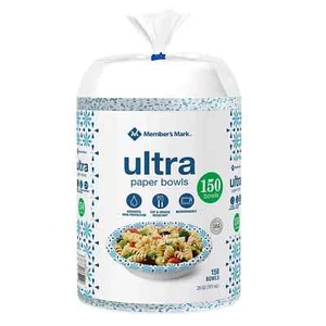 Cuencos de papel para sopa/ensalada Member's Mark Ultra (20 oz., 150 ct.) - Imagen 1 de 4