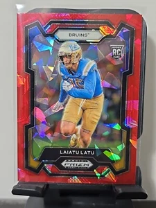 2024 Prizm Draft Picks Red Cracked Ice RC #121 LAIATU LATU UCLA BRUINS - Bild 1 von 6