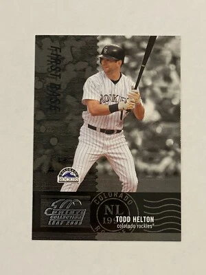 Colección Leaf Century 2005 béisbol Todd Helton #17 Colorado Rockies Salón de la fama Foto 1 de 2