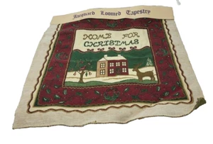 Jacquard Loomed Tapestry Home For Christmas Pillows Framing Wall 18 x 16 cotton - Picture 1 of 11