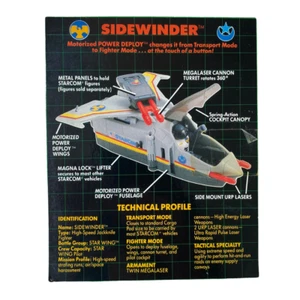 Starcom Sidewinder technical profile from original box - Picture 1 of 1