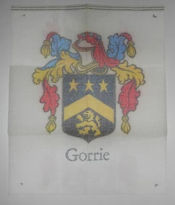 GORRIE Family Crest Needlework Pattern - Picture 1 of 3