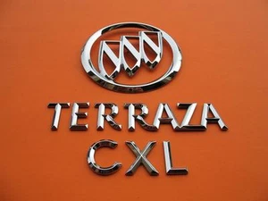 05 06 07 08 09 BUICK TERRAZA CXL EMBLEMA TAPA TRASERA LOGOTIPO INSIGNIA SÍMBOLO FABRICANTE DE EQUIPOS ORIGINALES CONJUNTO - Imagen 1 de 6