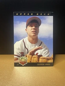 1993 Upper Deck Chipper Jones Star Rookie Baseball Card #24 - Atlanta Braves - Picture 1 of 6