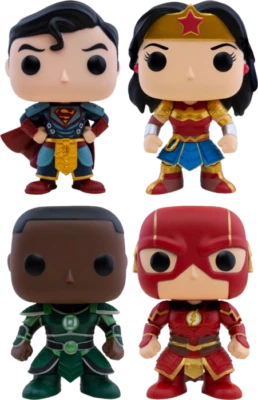 DC Comics - ¡Otro Pop del Palacio Imperial! Paquete Vinilos (Juego de 4) + PROTECTOR POP Foto 1 de 4