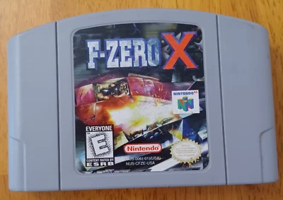 F-Zero X (Nintendo 64, 1998) N64 Tested/Authentic Game Only - Image 1 of 3