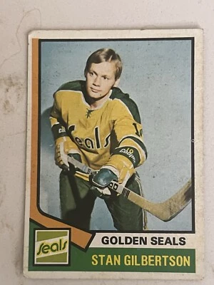 Stan Gilbertson California Golden Seals 1974-75 Topps Hockey #223 - Image 1 of 2