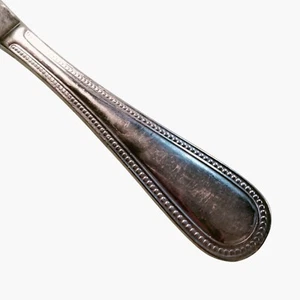 Stainless Steel Beaded Edge Dinner Knife 9 inch Replacement Flatware - Picture 1 of 4