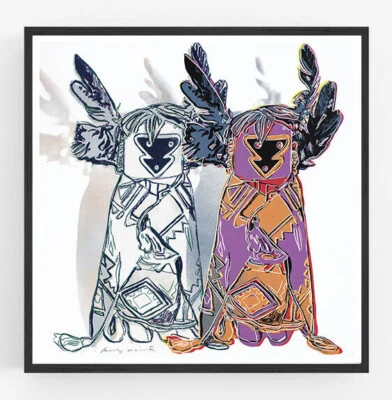 Andy Warhol - Muñeca Kachina, Vaqueros e Indios Portafolio Giclee Impresión Póster Foto 1 de 4