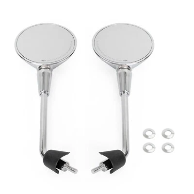 Left & Right Rearview Mirror Chrome For Vespa Primavera 50 125 150 2014-2022 - Image 1 of 4