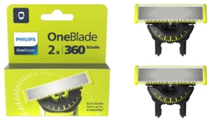 Philips OneBlade QP420/50 ricambio 2x 360 lame rasoio elettrico e trimmer NUOVO - Foto 1 di 8