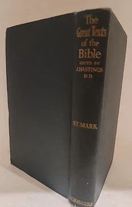 James Hastings D.D. Great Texts of the Bible St. Mark 1976 HB - Foto 1 di 5