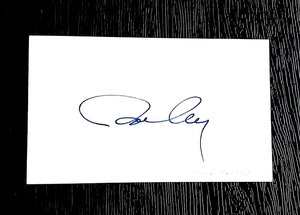 RON CEY LOS ANGELES DODGERS CHICAGO CUBS SIGNED AUTOGRAPHED INDEX CARD 3X5 B - Image 1 of 1