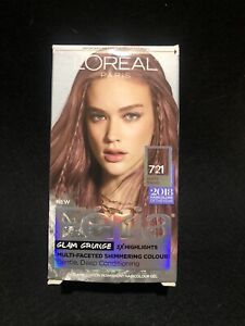 L'Oreal Paris Feria Glam Grunge Permanent Hair Color, 721 Dusty Mauve NEW! *