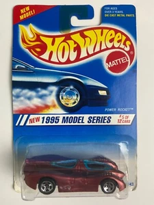 Hot Wheels 1995 # 347 Model Series # 5/12 Power Rocket 13343 - Picture 1 of 2