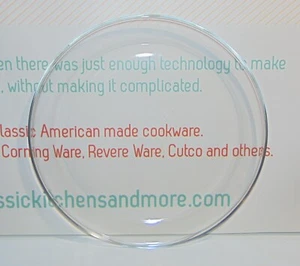 Vintage Pyrex Shallow 12 inch Clear Glass Pie Cake Charger Plate Dish 212 - Picture 1 of 3