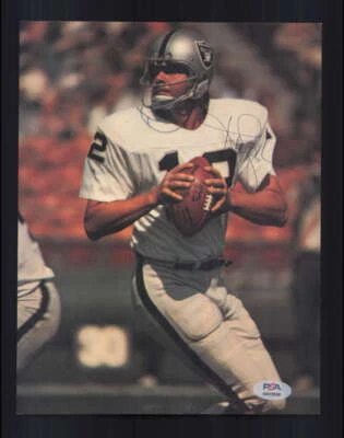 Fotografía 8x10 autografiada por Ken Stabler PSA ADN firmada años 70 Foto 1 de 2