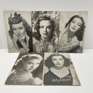 Lithograph Beautiful Women models Made In USA 1940-50’s Vintage Cardstock Rare - Picture 1 of 7
