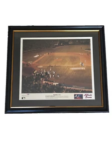 Hank Aaron PSA Certified Autographed 715 Masterpiece Extra Large Picture - Picture 1 of 6