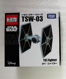 A星球大戰TAKARA TOMY Tomica DieCast Star Wars Imperial TSW-03 TIE Fighter about 4 cm