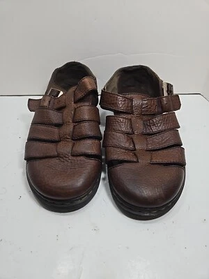 Sandalias Dr Martens Hombre Fenton Marrón Cuero Texturizado.  Talla 9M / 10L Foto 1 de 4