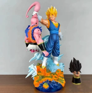 Large Dragon Ball Vegetto vs Boo Collection Statue 32cm Super Saiyan Combat - Picture 1 of 5