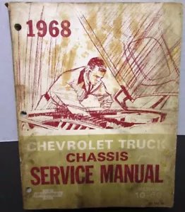 1968 Chevrolet Truck Dealer Service Shop Chassis Manual Pickup 10-60 Repair - Picture 1 of 2