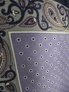 Vintage Silk Pocket Scarf Handkerchief Square Made In Italy - Picture 1 of 2
