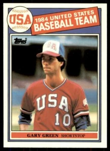 1985 Topps Tiffany Team USA #396 Gary Green RC - Bild 1 von 2