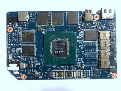 Dell Precision 7730 7740 Video Card Nvidia Quadro P3200 6GB N18E-Q1-KA-A1 8G6F0 - Image 1 of 3