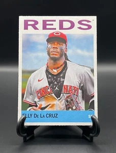2025 Topps Heritage #H25-13 Elly De La Cruz 25th Anniversary Insert Reds - Picture 1 of 2