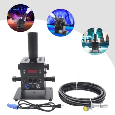 LED CO2 Jet Smoke Machine w/5m Hose CO2 Cannon DMX Blaster DJ Disco Stage Effect - Image 1 of 4