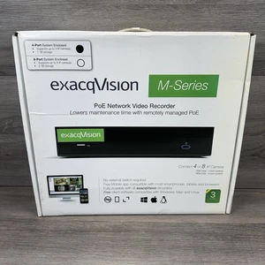 ExacqVision M-Series PE04-01T-M PoE 1TB HD Network Video Recorder - Picture 1 of 4