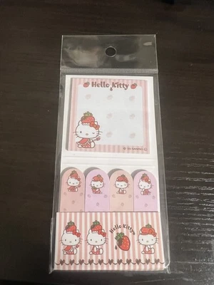 Bloc de notas Sanrio Hello Kitty y conjunto de 4 notas adhesivas papelería Kawaii nuevo envío Foto 1 de 3