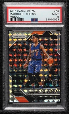 2016-17 Panini Prizm Mosaic Marquese Chriss #68 PSA 9 MINT Rookie RC - Image 1 of 2