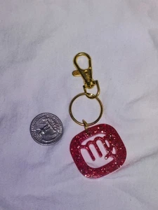 BOLSO ROJO/ROSA BRILLO RESINA ZODIACO "VIRGO" ENCANTO MONEDERO ENCANTO - Imagen 1 de 2