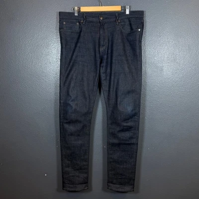 Calça jeans masculina azul SELVEDGE Uniqlo 36/34 - Imagem 1 de 4