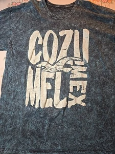 Cozumel Mexico T Shirt Mens X Large Tye Dye Blue Short Sleeve Graphic Casual - Picture 1 of 4