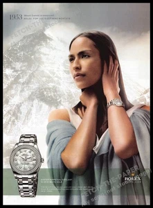 Rolex 2010s Print Advertisement 2010 Mount Everest Oyster Perpetual Datejust - Picture 1 of 1