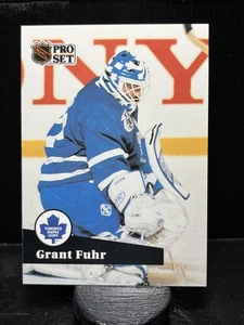 Grant Fuhr #494 1991-92 Pro Set Toronto Maple Leafs - Imagen 1 de 2