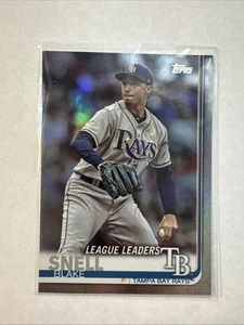 2019 Topps - League Leaders Blake Snell #24 Rainbow Foil - Picture 1 of 2