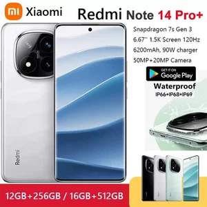 Xiaomi Redmi Note 14 Pro+ (Plus) 5G Mobile 512GB Rom, Global Unlocked NFC + OTA - Picture 1 of 13
