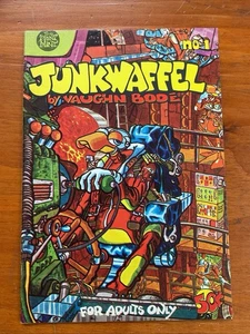PRINT MINT ~ JUNKWAFFEL #1, VAUGHN BODE, 1ST PRINT, 1971 - Bild 1 von 16