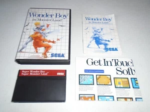 Wonder Boy in Monster Land ☆☆ Complete with poster! Sega Master System - Picture 1 of 4
