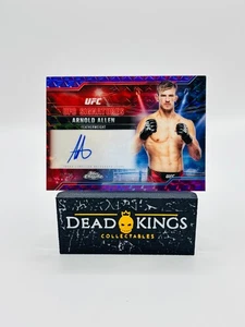 2025 Topps Chrome UFC - Arnold Allen - Purple Geometric On Card Auto /10 - Picture 1 of 4