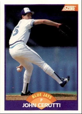 1989 Score Baseball Card John Cerutti Toronto Blue Jays #304 - Image 1 of 2