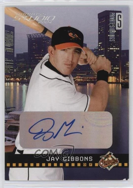 2004 Donruss Studio Private Signings Silver /50 Jay Gibbons #29 Auto - Image 1 of 2